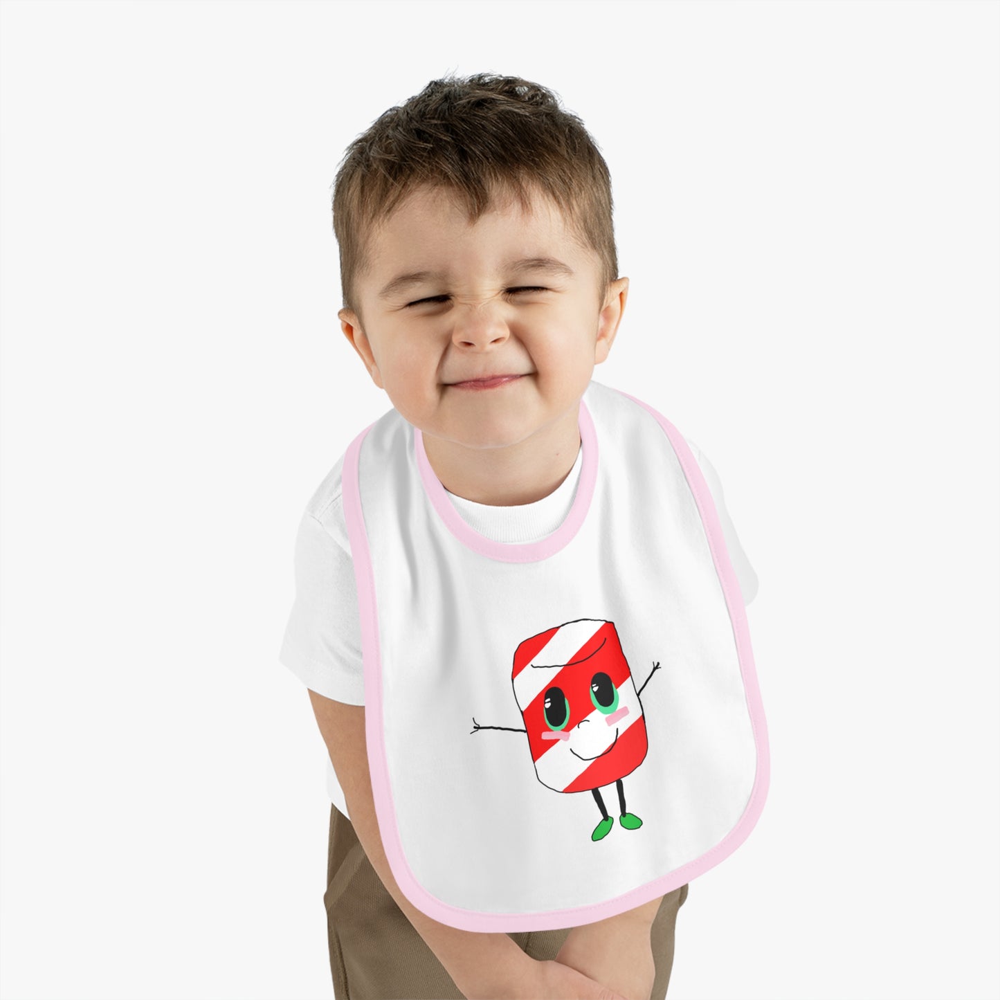 Candy Cane Gemmi Bib