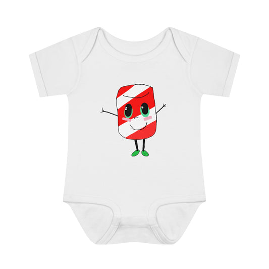 Candy Cane gemmi Baby Onsie