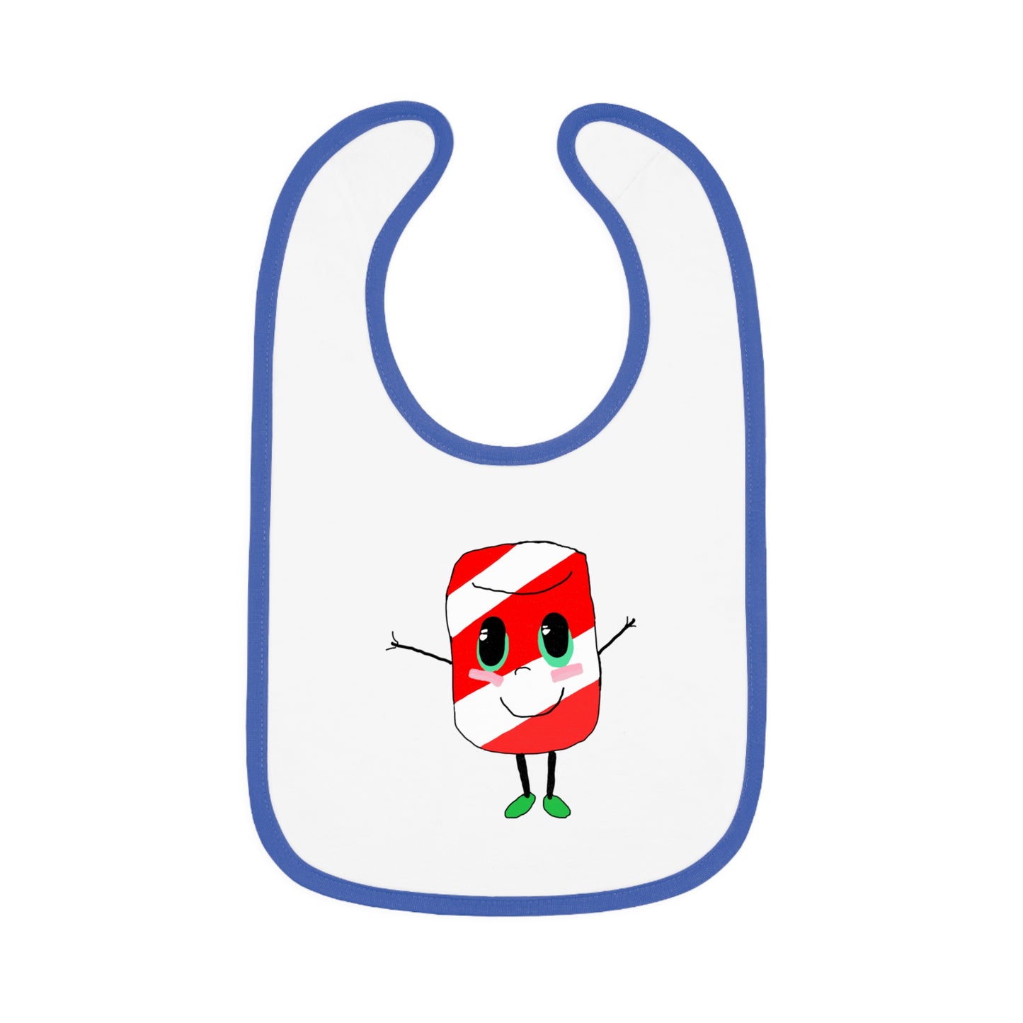 Candy Cane Gemmi Bib