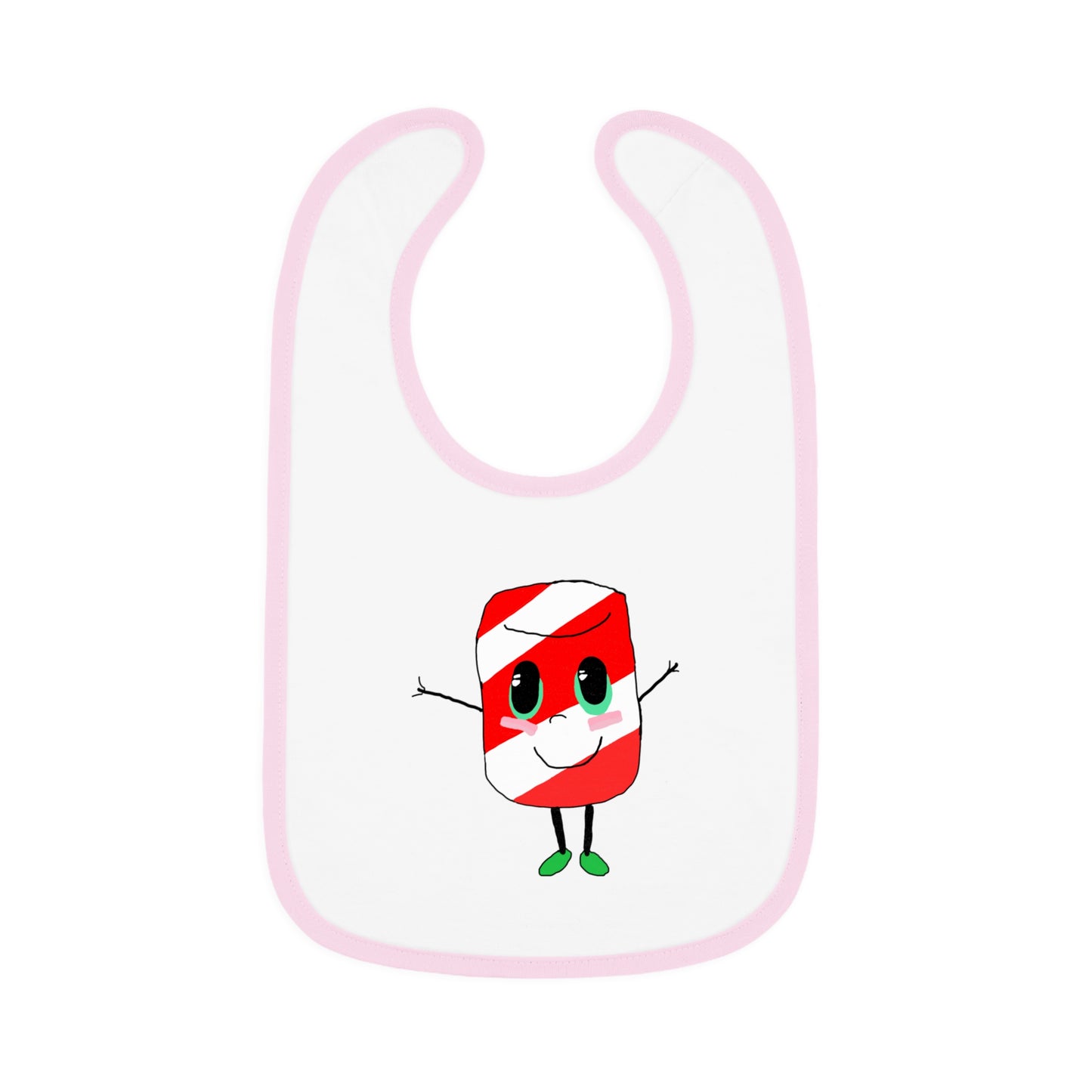 Candy Cane Gemmi Bib