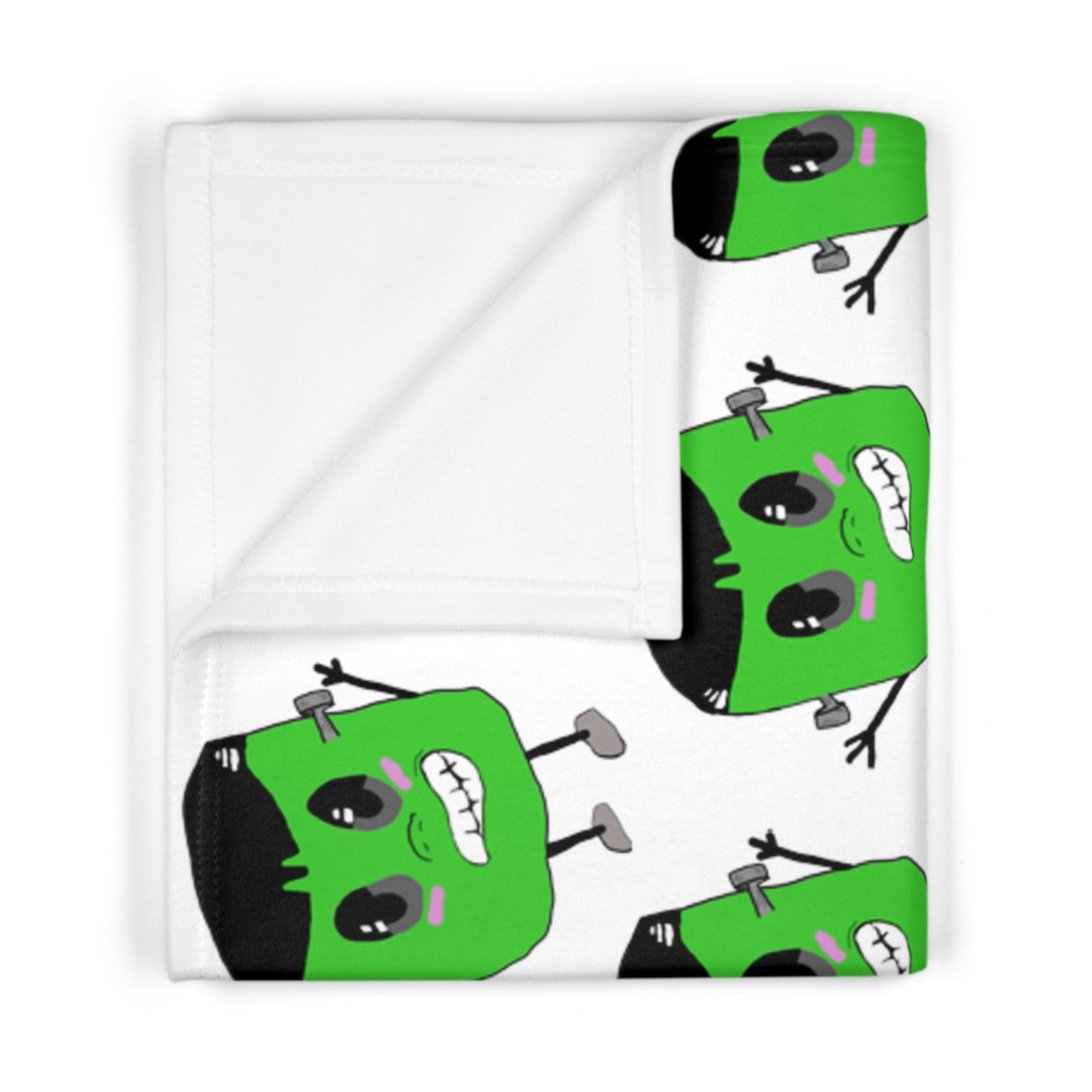 Frankenstein Gemmi Fleece Baby Blanket