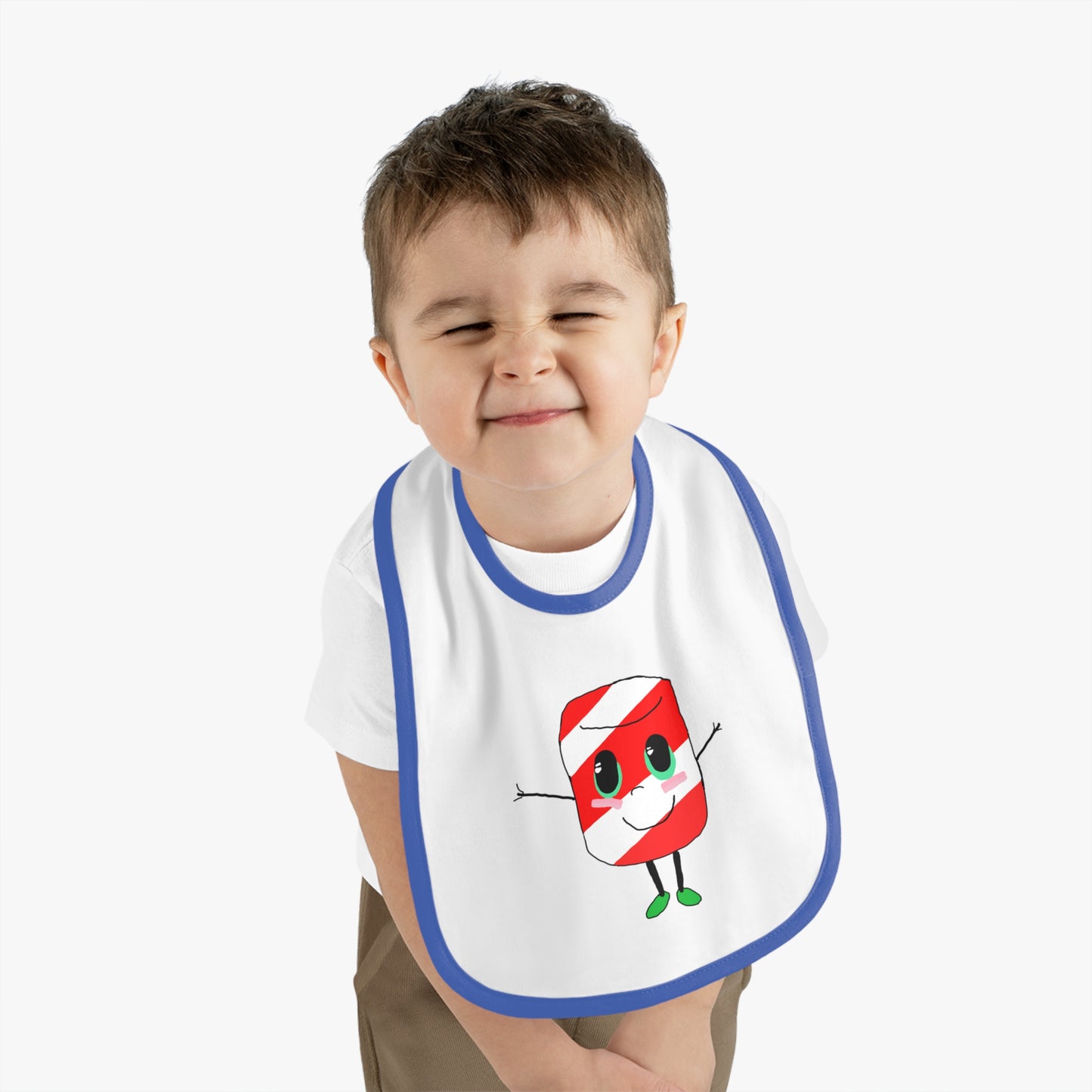 Candy Cane Gemmi Bib