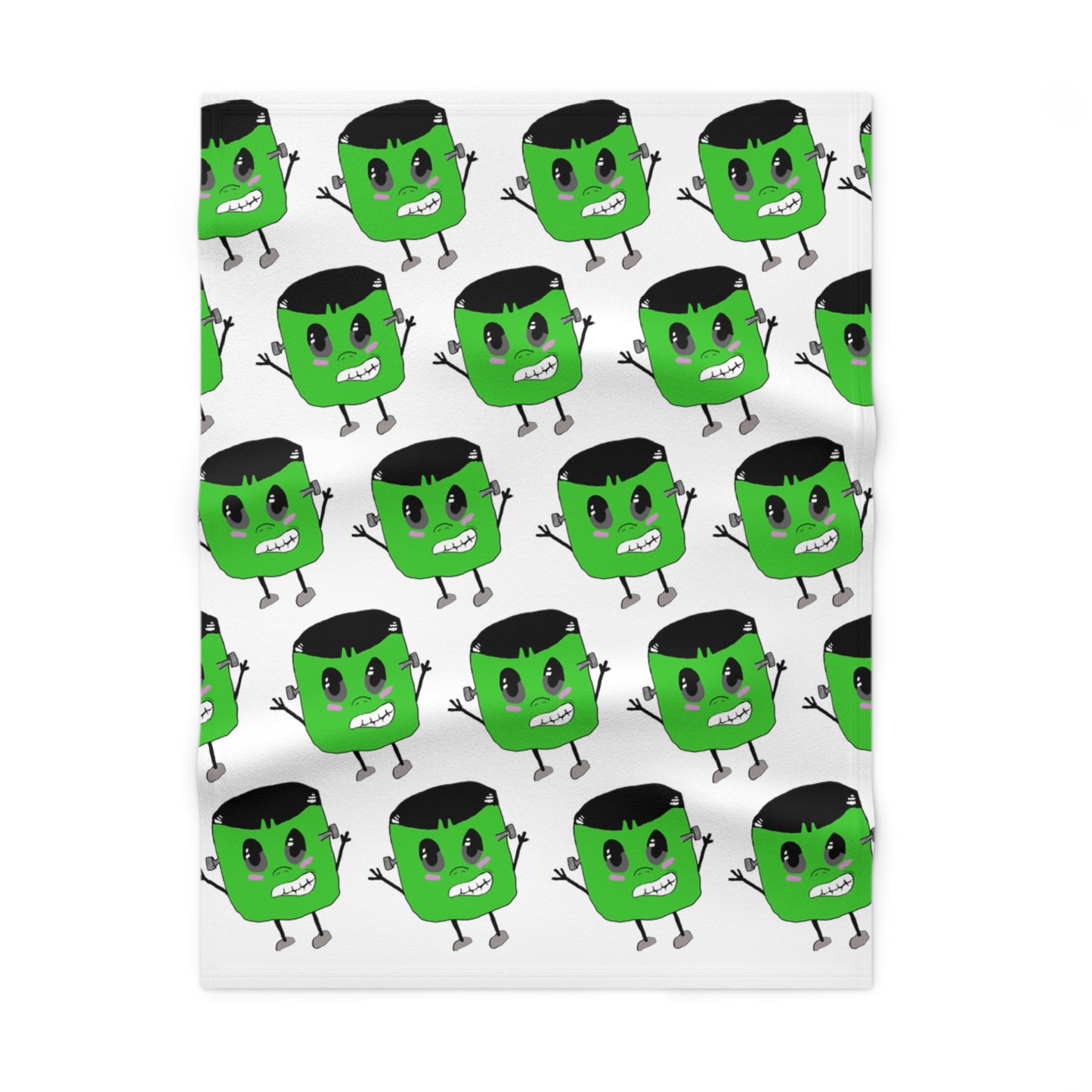 Frankenstein Gemmi Fleece Baby Blanket